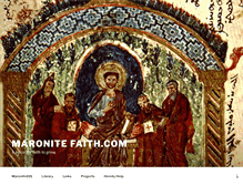 Tablet Screenshot of maronitefaith.com